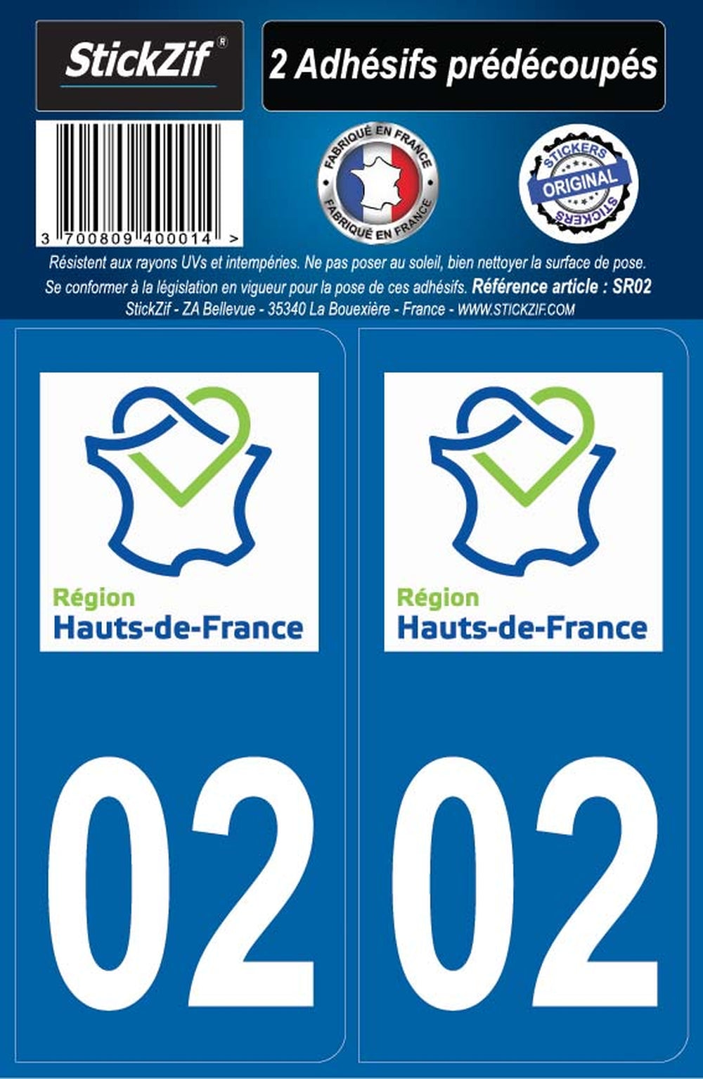 2 ADHESIFS  REGION  DEPARTEMENT 02 HAUTS DE FRANCE. BABACAR FRANCE innove dans la distribution de pièces automobiles avec sa plateforme e-commerce intuitive et son large choix. Les clients profitent de tarifs avantageux et d'une livraison express sur tout le territoire. Un service client expert guide les acheteurs dans leurs décisions techniques.