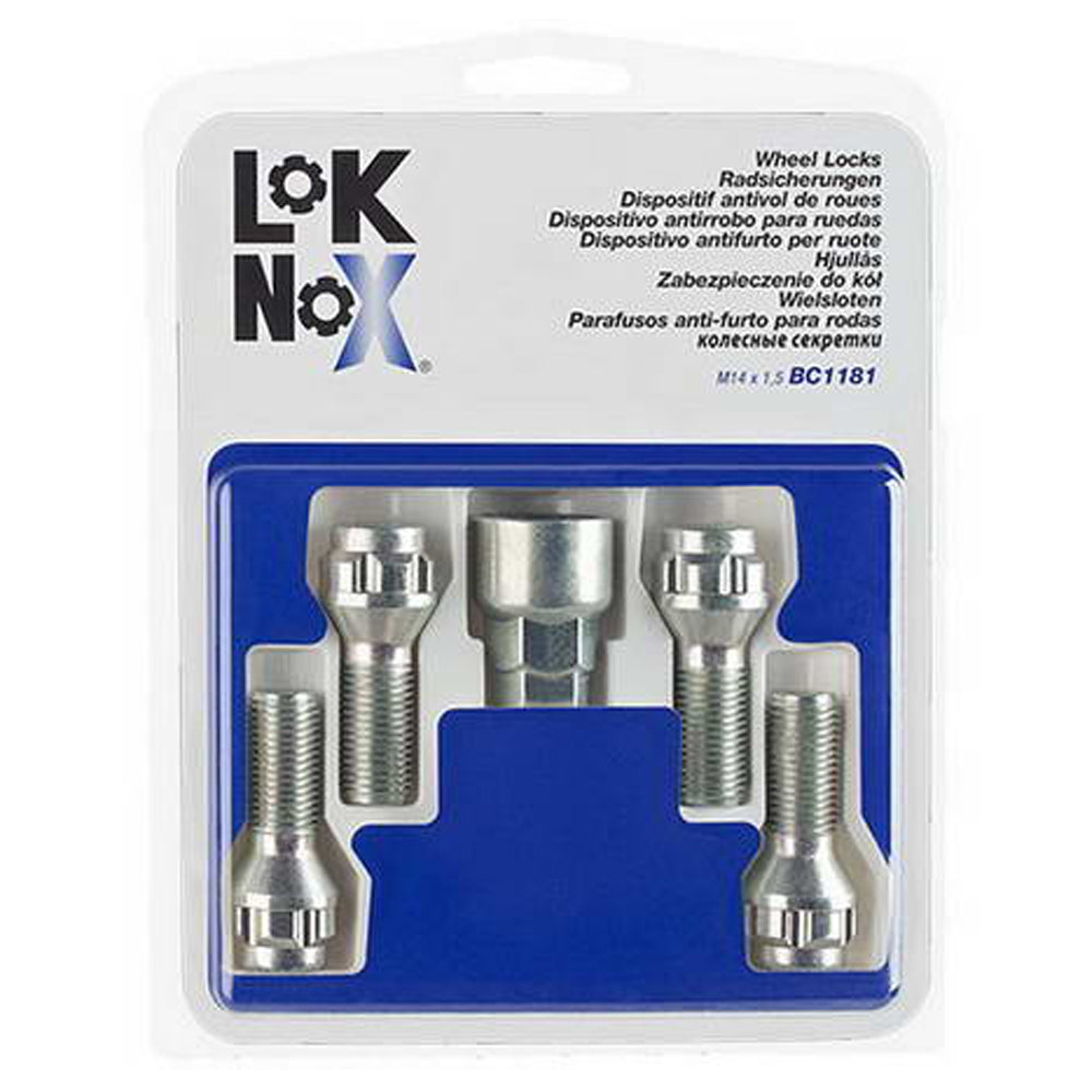 4 VIS ANTIVOL LOKNOX M14X1.5/ 60°/ LONG. 30MM/ Ø17/19MM. BABACAR FRANCE simplifie l'achat de pièces auto avec son interface conviviale et son catalogue complet couvrant toutes les marques. Le site garantit des prix attractifs et une expédition rapide vers toutes les destinations européennes. Une équipe d'experts techniques accompagne chaque client.