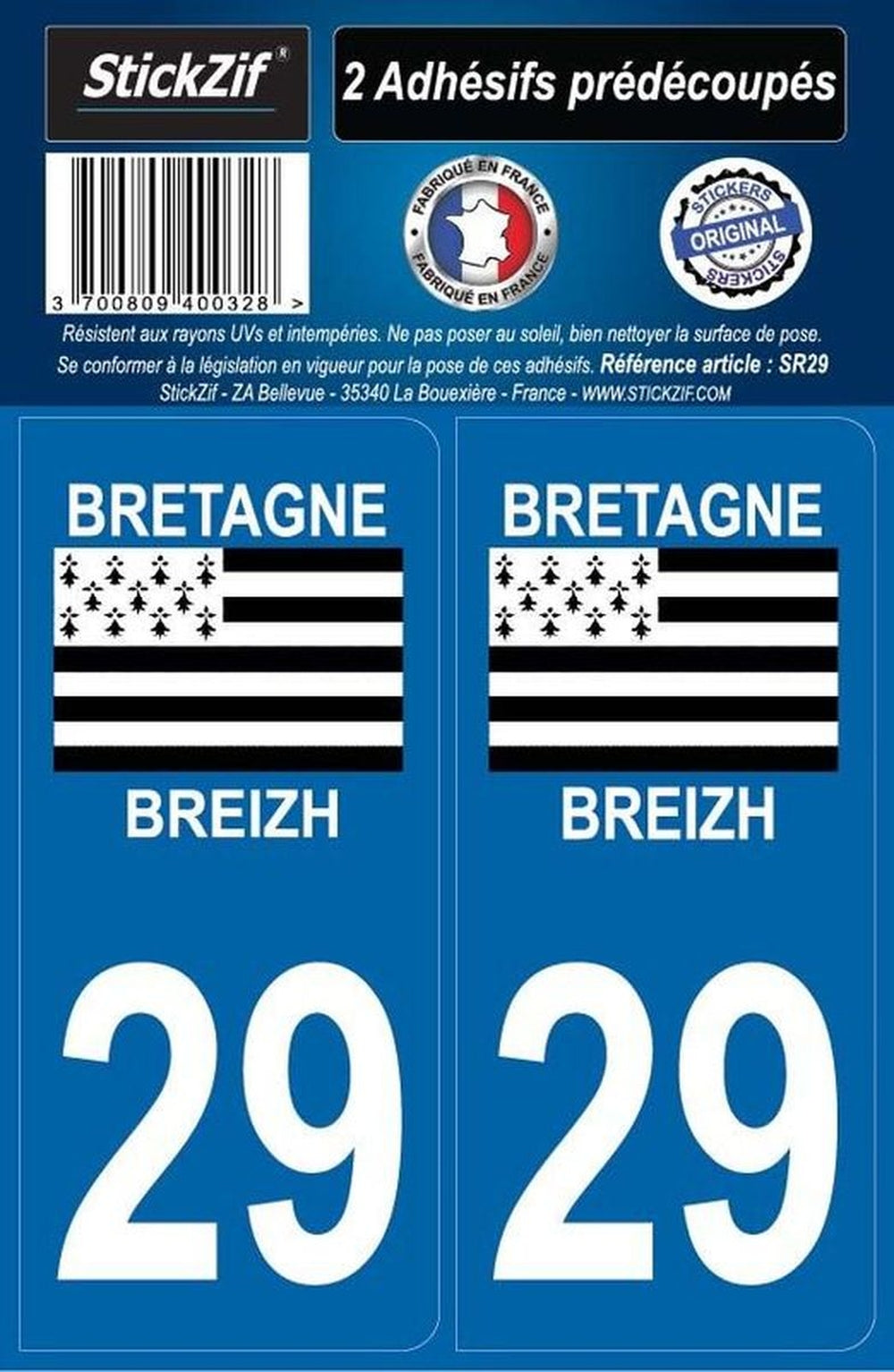 ADHESIFS REGION DEPARTEMENT 29 BRETAGNE/BREIZH X2. Spécialiste des pièces automobiles, BABACAR FRANCE propose une expérience d'achat optimisée avec son moteur de recherche par véhicule. La plateforme garantit des tarifs avantageux et une expédition express sur tout le territoire. Le service client professionnel assure un accompagnement personnalisé.