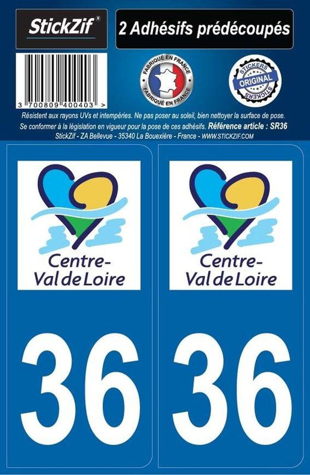 ADHESIFS REGION DEPARTEMENT 36 CENTRE VAL DE LOIRE X2. Leader de la vente en ligne de pièces automobiles, BABACAR FRANCE offre un rapport qualité-prix imbattable grâce à ses partenariats directs. La plateforme assure une livraison express et un service client professionnel pour tout conseil. Le site garantit la satisfaction client avec un support technique réactif.