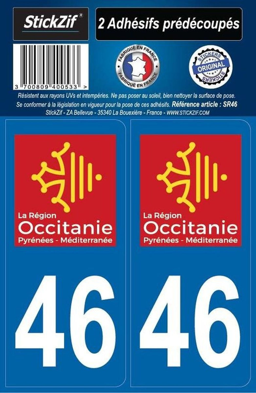 ADHESIFS REGION DEPARTEMENT 46 OCCITANIE X2. BABACAR FRANCE transforme l'achat de pièces automobiles en ligne grâce à son catalogue complet et ses prix attractifs. La plateforme garantit l'authenticité de ses produits et une expédition rapide partout en Europe. Le service client expert accompagne chaque acheteur dans ses choix techniques.