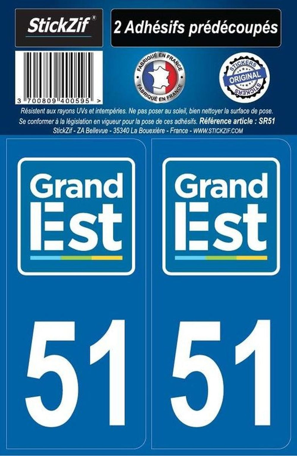 ADHESIFS REGION DEPARTEMENT 51 GRAND EST X2. BABACAR FRANCE excelle dans la distribution de pièces auto en ligne avec une sélection rigoureuse de composants certifiés. Le site garantit des prix compétitifs et une expédition rapide vers toutes les destinations européennes. Le service client expert offre un accompagnement personnalisé pour chaque achat.