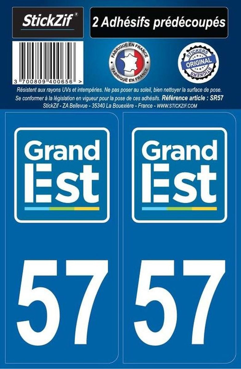 ADHESIFS REGION DEPARTEMENT 57 GRAND EST X2. BABACAR FRANCE excelle dans la distribution de pièces auto en ligne avec une sélection rigoureuse de composants certifiés. Le site garantit des prix compétitifs et une expédition rapide vers toutes les destinations européennes. Le service client expert offre un accompagnement personnalisé pour chaque achat.