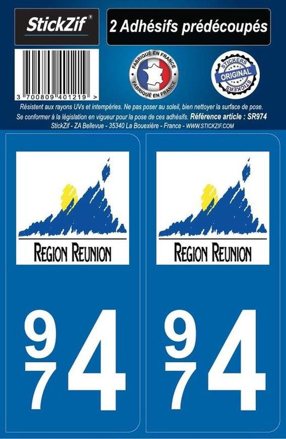 ADHESIFS REGION DEPARTEMENT 974 REUNION X2. Pionnier de la distribution de pièces auto, BABACAR FRANCE offre une sélection rigoureuse de composants certifiés. La plateforme garantit des prix attractifs et une livraison rapide sur tout le territoire. Un service client professionnel guide les acheteurs dans leurs choix techniques.