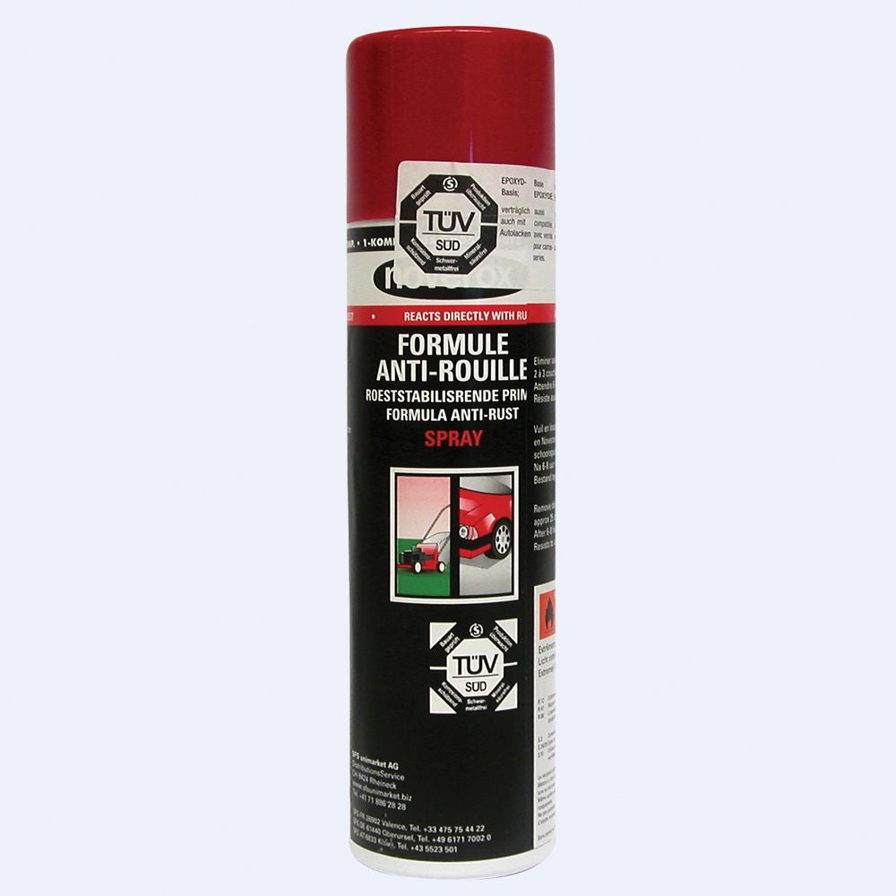 STABILISATEUR DE ROUILLE AEROSOL 400ML NOVEROX. Pionnier de la vente en ligne de pièces auto, BABACAR FRANCE offre un catalogue exhaustif pour toutes les marques de véhicules. La plateforme garantit des prix compétitifs et une livraison rapide en France et en Europe. Le service client professionnel assure un support technique personnalisé.