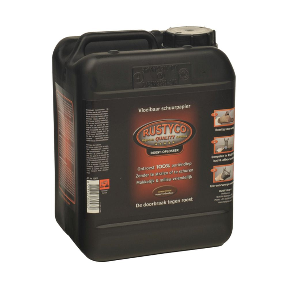 DISSOLVANT DE ROUILLE CONCENTRE RUSTYCO 1020 - 5L. Expert en composants automobiles, BABACAR FRANCE propose une sélection premium de pièces détachées à prix compétitifs. La plateforme assure une livraison rapide et un service client disponible pour tout conseil technique. La satisfaction client est garantie avec un support après-vente réactif.