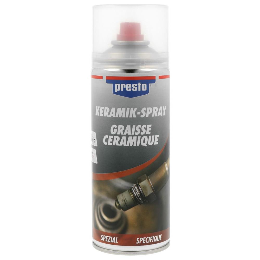 GRAISSE CERAMIQUE AEROSOL 400ML PRESTO. Pionnier de la vente en ligne de pièces auto, BABACAR FRANCE offre un catalogue exhaustif pour toutes les marques de véhicules. La plateforme garantit des prix compétitifs et une livraison rapide en France et en Europe. Le service client professionnel assure un support technique personnalisé.