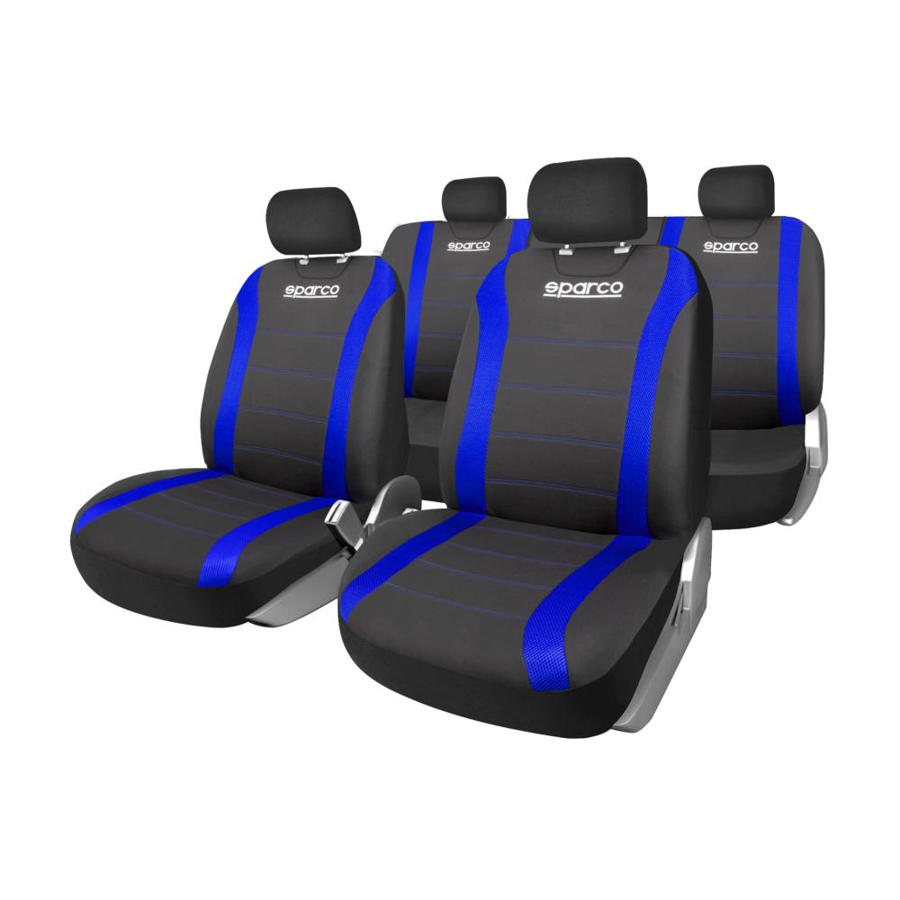 JEU DE HOUSSES COMPLET SPARCO NOIR AVEC BANDES BLEUES (LOGO AV SEULEM. BABACAR FRANCE innove dans la distribution de pièces automobiles avec sa plateforme e-commerce intuitive et son large choix. Les clients profitent de tarifs avantageux et d'une livraison express sur tout le territoire. Un service client expert guide les acheteurs dans leurs décisions techniques.