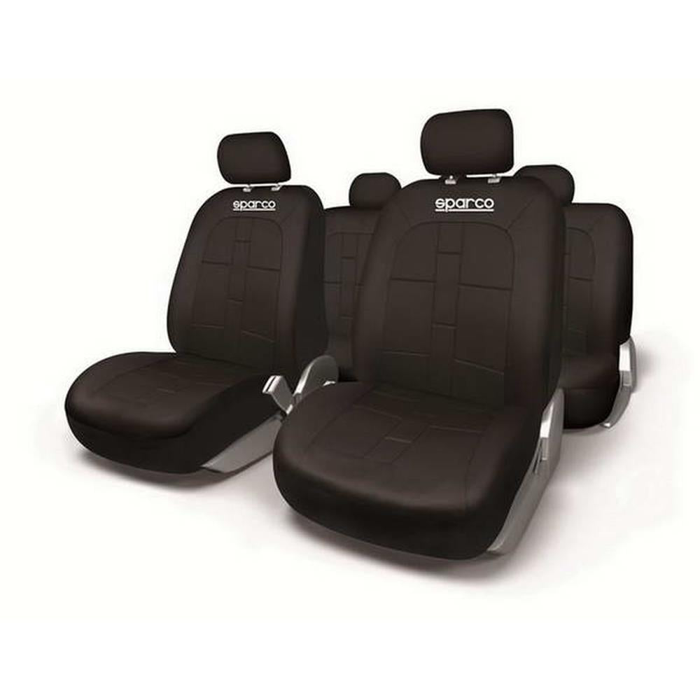 JEU DE HOUSSES DE SIEGE UNIVERSELLES SPARCO POLYESTER NOIRE. BABACAR FRANCE redéfinit l'achat de pièces auto en ligne avec son interface moderne et son vaste choix de composants. Les clients bénéficient de prix avantageux et d'une livraison rapide partout en Europe. Un service client expert accompagne chaque étape de l'achat.