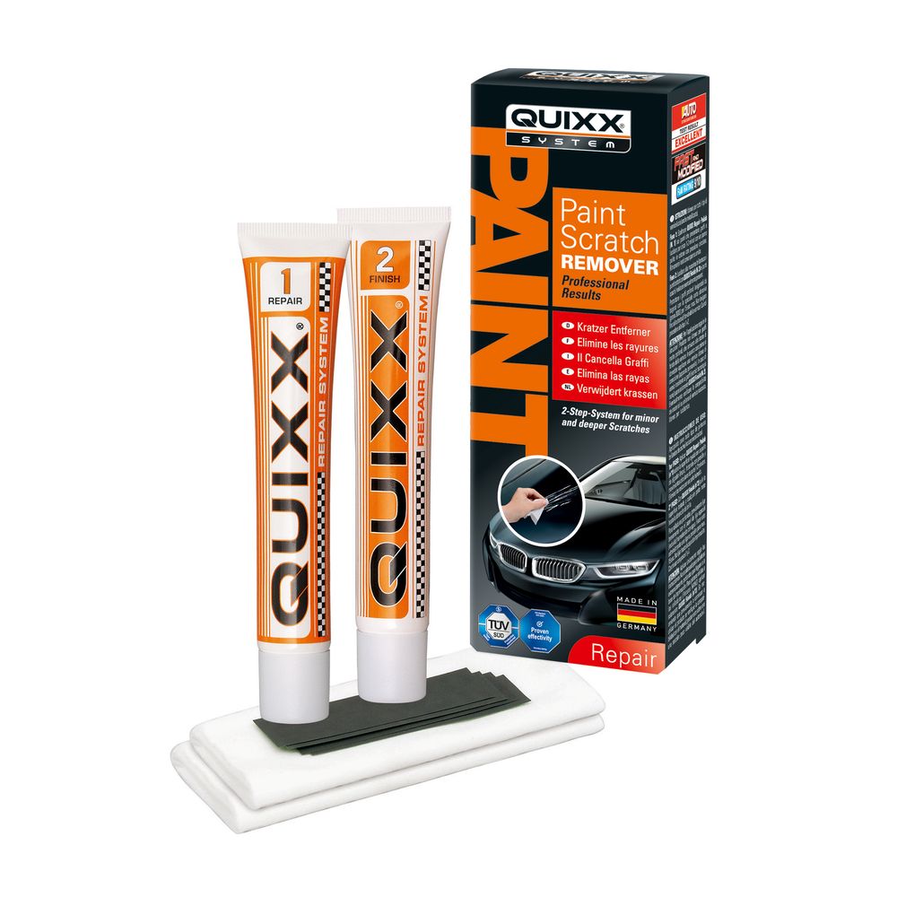 KIT DE RENOVATION POUR PEINTURE QUIXX. BABACAR FRANCE révolutionne la distribution de pièces auto avec sa marketplace moderne et son vaste catalogue. Les clients bénéficient de prix compétitifs et d'une livraison rapide partout en Europe. Un service client expert guide les acheteurs dans leurs choix techniques.