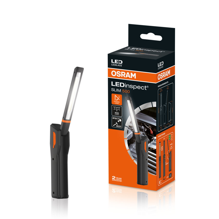 LAMPE D'INSPECTION RECHARGEABLE 3,7V/ 9,62W/ 500 LUM OSRAM SLIM 500 z. Expert en pièces détachées automobiles, BABACAR FRANCE propose une sélection premium de composants d'origine et de qualité équivalente. La plateforme assure une livraison express sur l'ensemble du territoire français et européen avec un service client disponible pour tout conseil technique. Les transactions sont entièrement sécurisées avec une garantie sur tous les produits.