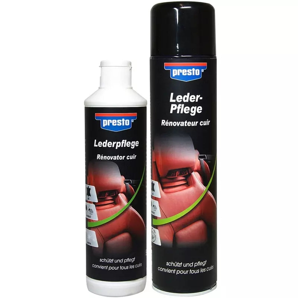 RENOVATEUR CUIRS AEROSOLS 600ML PRESTO. Leader en pièces détachées auto, BABACAR FRANCE propose une expérience d'achat simplifiée avec son interface conviviale. La plateforme garantit des prix compétitifs et une livraison express partout en Europe. Le service client professionnel assure un support technique personnalisé.