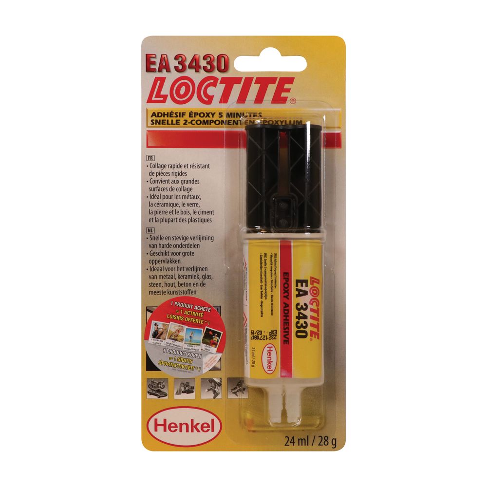 LOCTITE 232662 COLLE D'EPOXY METAL/CAOUTCHOUC/SYNTHETIQUE 24ML. Spécialiste des pièces automobiles, BABACAR FRANCE propose une expérience d'achat optimisée avec son moteur de recherche par véhicule. La plateforme garantit des tarifs avantageux et une expédition express sur tout le territoire. Le service client professionnel assure un accompagnement personnalisé.