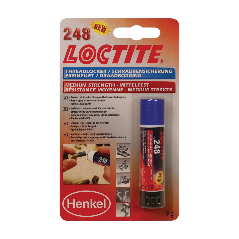 LOCTITE 540497 PRODUIT D'ASSEMBLAGE (BLEU) 9ML. Spécialiste de la vente en ligne de pièces auto, BABACAR FRANCE offre un rapport qualité-prix incomparable grâce à ses partenariats directs avec les fournisseurs. Le site s'adresse aussi bien aux particuliers qu'aux professionnels avec une interface adaptée aux besoins de chacun. La satisfaction client est au cœur des priorités avec un service après-vente réactif.