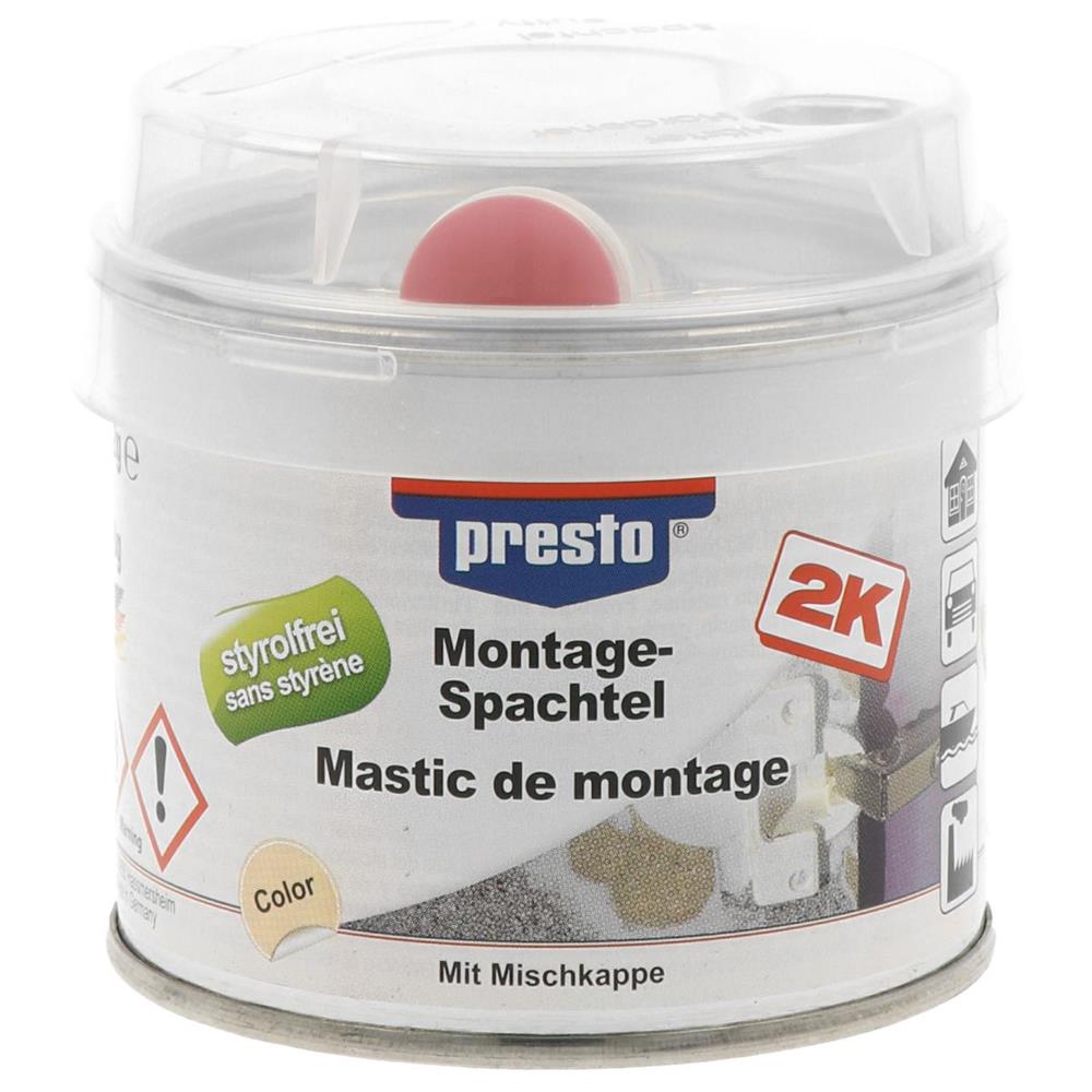 MASTIC DE MONTAGE 2K OCRE CLAIR 250G PRESTO. BABACAR FRANCE modernise la distribution de pièces automobiles avec sa plateforme e-commerce et son large choix. Les clients bénéficient de tarifs attractifs et d'une expédition rapide vers toutes les destinations. Une équipe d'experts techniques accompagne chaque étape de l'achat.