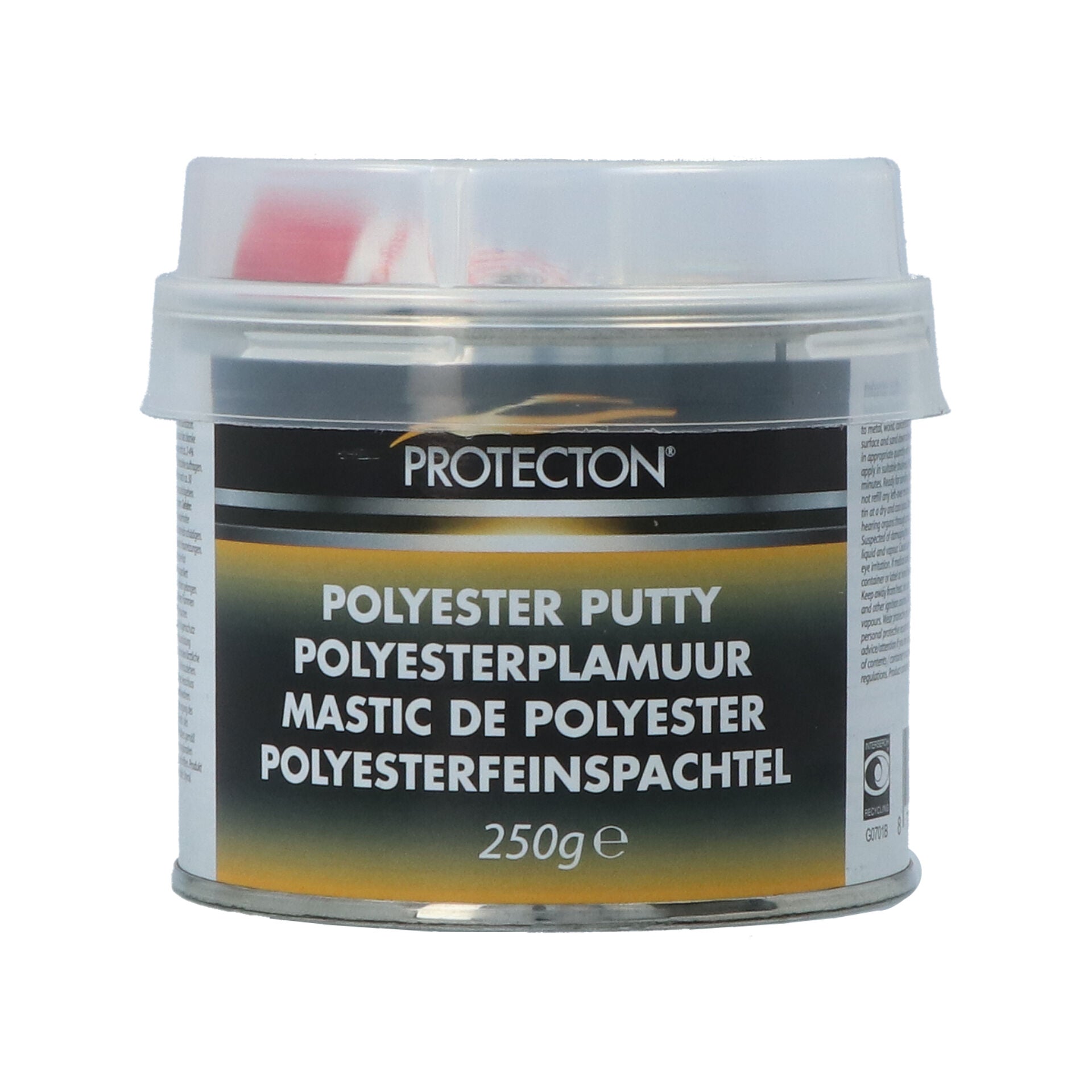 MASTIC DE POLYESTER 250G PROTECTON. BABACAR FRANCE innove dans la vente de pièces automobiles avec son interface moderne et son vaste catalogue. Les clients profitent de prix compétitifs et d'une expédition express en France et en Europe. Le service client expert assure un accompagnement personnalisé pour chaque achat.