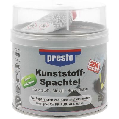 MASTIC PLASTIQUE PRESTO 1 KG. Leader de la vente en ligne de pièces automobiles, BABACAR FRANCE offre un rapport qualité-prix imbattable grâce à ses partenariats directs. La plateforme assure une livraison express et un service client professionnel pour tout conseil. Le site garantit la satisfaction client avec un support technique réactif.