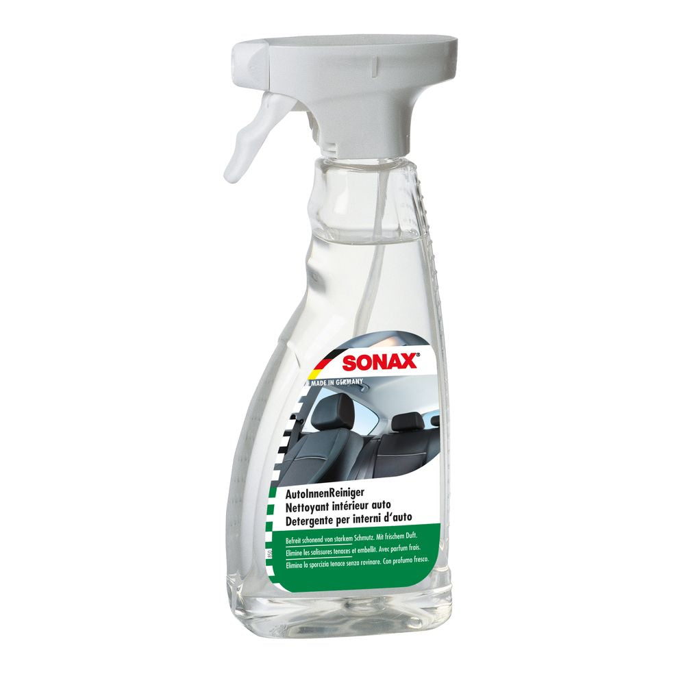 NETTOYANT INTERIEUR AEROSOL 500ML SONAX. BABACAR FRANCE innove dans la vente de pièces automobiles avec son interface moderne et son vaste catalogue. Les clients profitent de prix compétitifs et d'une expédition express en France et en Europe. Le service client expert assure un accompagnement personnalisé pour chaque achat.