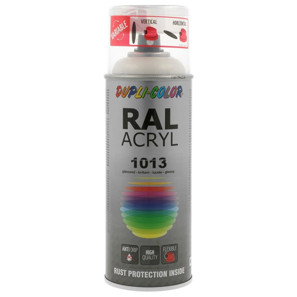 PEINTURE ACRYLIQUE RAL 1013 BLANC PERLE BRILLANT 400 ML DUPLI COLOR. BABACAR FRANCE modernise la distribution de pièces automobiles avec sa plateforme e-commerce et son large choix. Les clients bénéficient de tarifs attractifs et d'une expédition rapide vers toutes les destinations. Une équipe d'experts techniques accompagne chaque étape de l'achat.