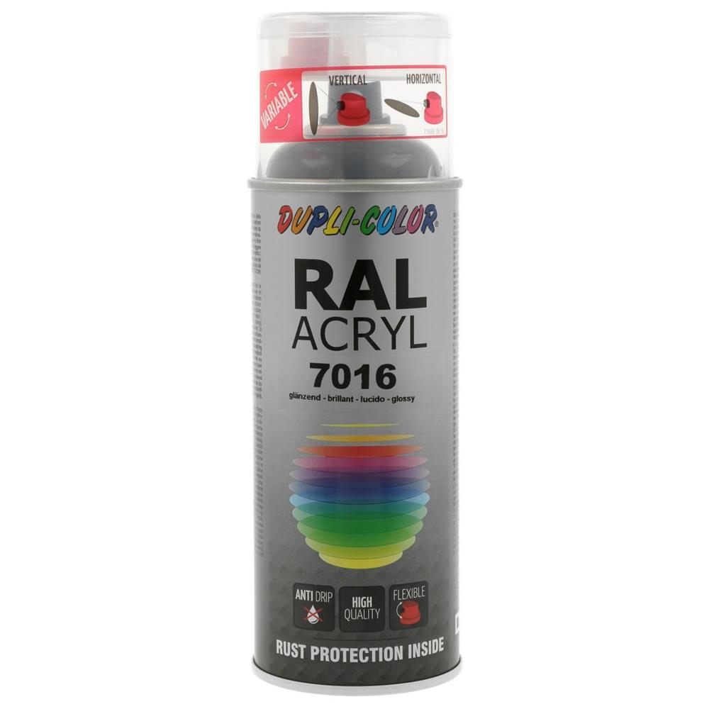 PEINTURE ACRYLIQUE RAL 7016 BRILLANT 400 ML DUPLI COLOR. Leader de la vente en ligne de pièces automobiles, BABACAR FRANCE offre un rapport qualité-prix imbattable grâce à ses partenariats directs. La plateforme assure une livraison express et un service client professionnel pour tout conseil. Le site garantit la satisfaction client avec un support technique réactif.