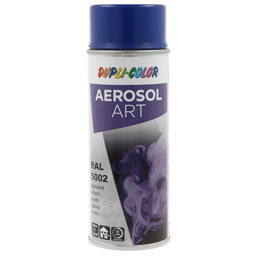 PEINTURE AEROSOL ART RAL 5002 BRILLANT 400 ML DUPLI COLOR. BABACAR FRANCE innove dans la distribution de pièces automobiles avec sa plateforme e-commerce intuitive et son large choix. Les clients profitent de tarifs avantageux et d'une livraison express sur tout le territoire. Un service client expert guide les acheteurs dans leurs décisions techniques.