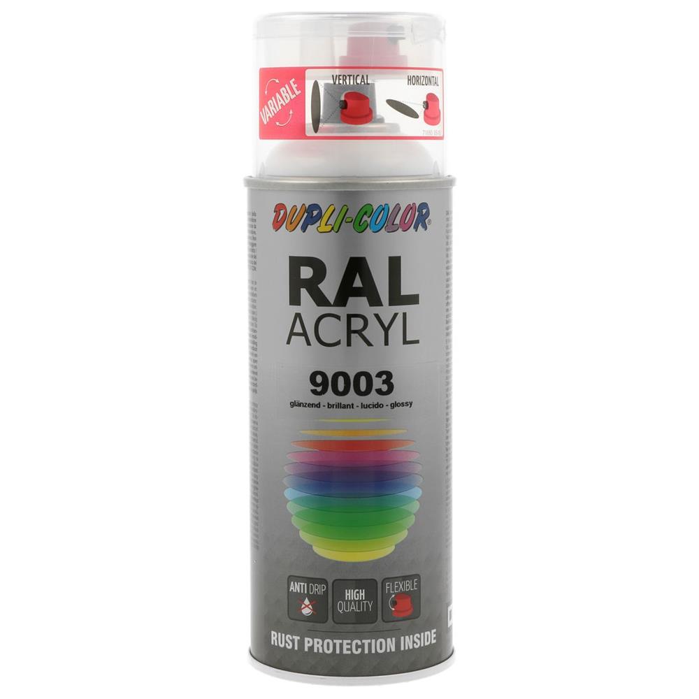 PEINTURE AEROSOL RAL 9003 400 ML DUPLI COLOR. BABACAR FRANCE innove dans la vente de pièces automobiles avec son interface moderne et son vaste catalogue. Les clients profitent de prix compétitifs et d'une expédition express en France et en Europe. Le service client expert assure un accompagnement personnalisé pour chaque achat.