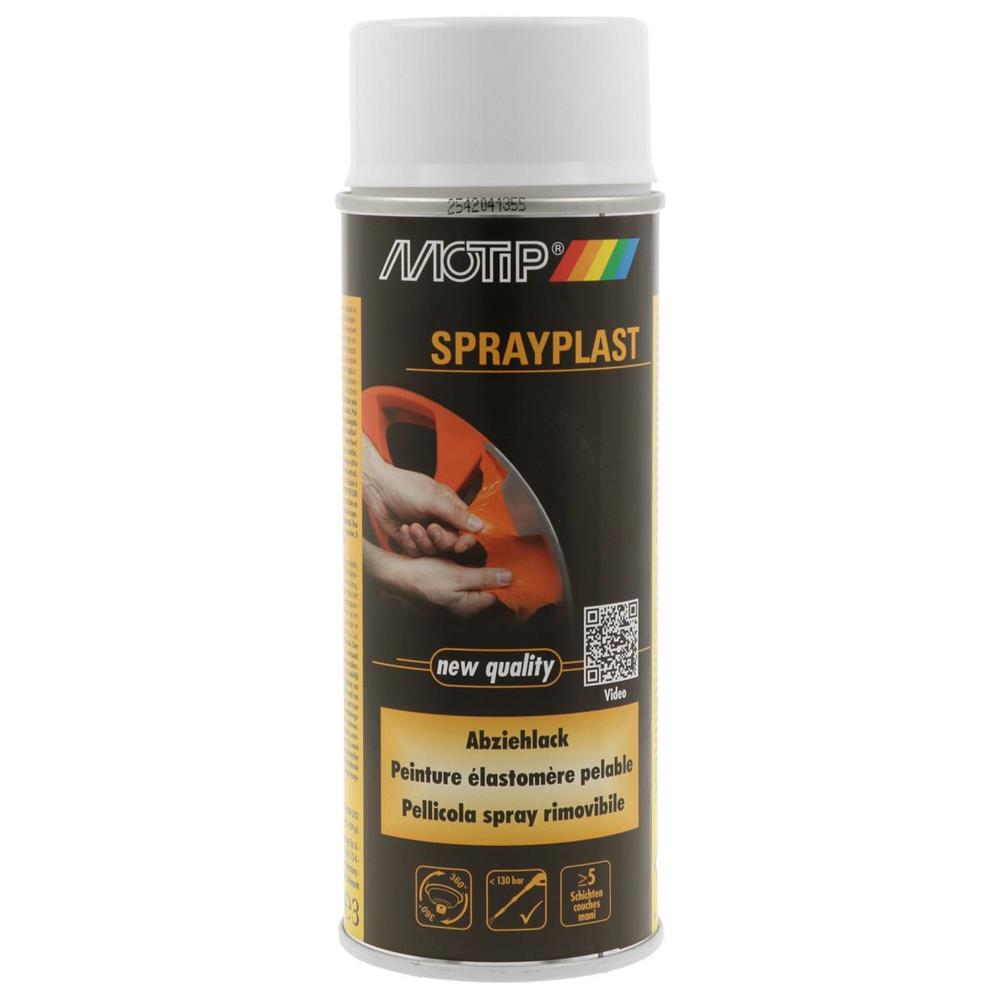 PEINTURE PELABLE ESLASTOMERE SPRAYPLAST BLANC BRILLANT AEROSOL 400ML MOTIP. La marketplace BABACAR FRANCE simplifie l'achat de pièces automobiles grâce à son interface conviviale et son catalogue exhaustif. La plateforme assure des prix attractifs et une livraison rapide partout en France et en Europe. Une équipe d'experts techniques accompagne les clients dans leurs choix.