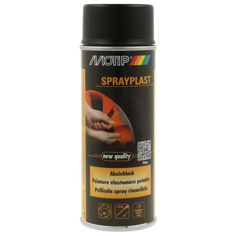 PEINTURE PELABLE ESLASTOMERE SPRAYPLAST NOIR MAT AEROSOL 400ML MOTIP. BABACAR FRANCE innove dans la vente de pièces automobiles avec son interface moderne et son vaste catalogue. Les clients profitent de prix compétitifs et d'une expédition express en France et en Europe. Le service client expert assure un accompagnement personnalisé pour chaque achat.