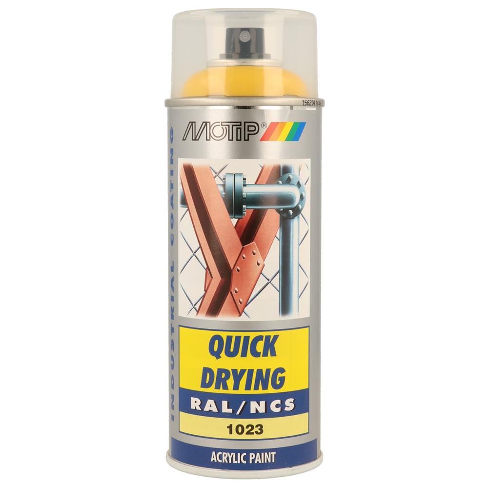 PEINTURE RAL ACRYL RAL1023 BRILLANT AEROSOL 400ML MOTIP. BABACAR FRANCE modernise l'achat de pièces auto avec sa plateforme e-commerce intuitive et son large choix de composants. Les clients profitent de tarifs compétitifs et d'une livraison express sur toute l'Europe. Le site garantit la qualité de ses produits avec un service après-vente performant.