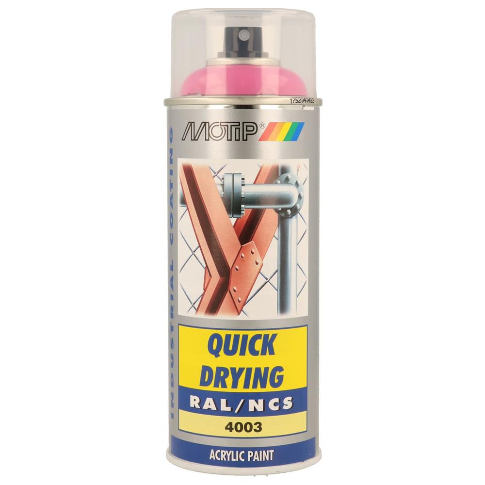 PEINTURE RAL ACRYL RAL4003 BRILLANT AEROSOL 400ML MOTIP. BABACAR FRANCE excelle dans la vente en ligne de pièces automobiles avec son catalogue complet et ses tarifs avantageux. Le site assure une expédition rapide et un service client expert pour tout conseil technique. La satisfaction client est au cœur des priorités avec un support réactif.