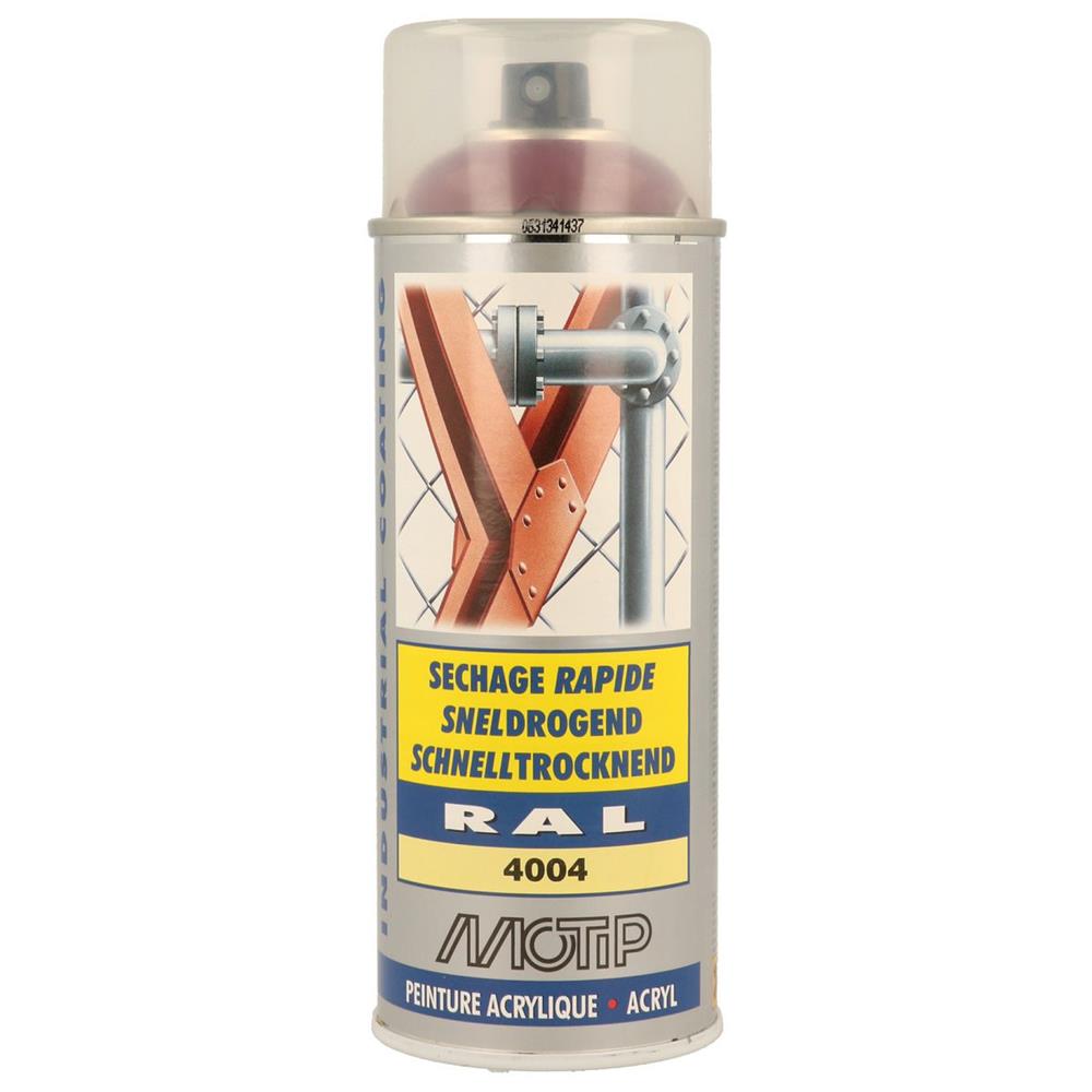 PEINTURE RAL ACRYL RAL4004 BRILLANT AEROSOL 400ML MOTIP. BABACAR FRANCE modernise l'achat de pièces auto avec sa plateforme e-commerce intuitive et son large choix de composants. Les clients profitent de tarifs compétitifs et d'une livraison express sur toute l'Europe. Le site garantit la qualité de ses produits avec un service après-vente performant.