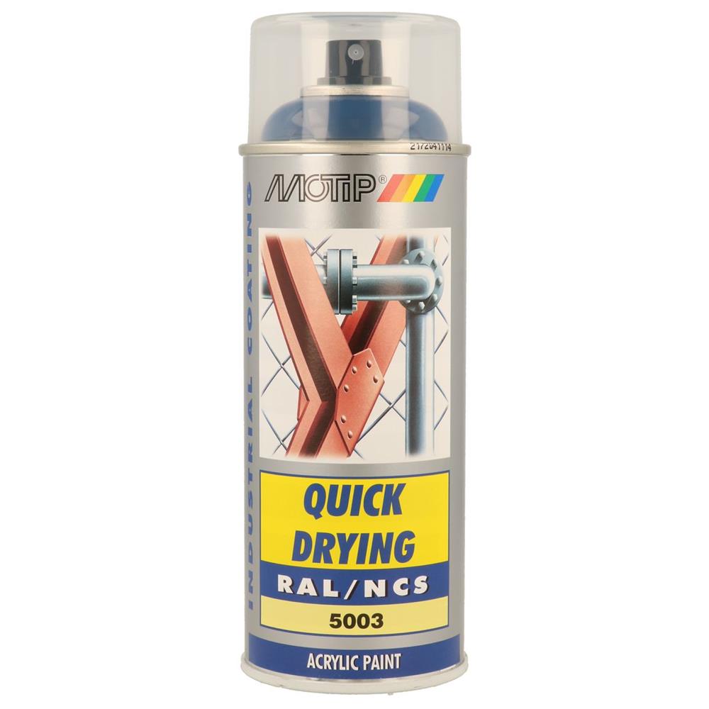 PEINTURE RAL ACRYL RAL5003 BRILLANT AEROSOL 400ML MOTIP. BABACAR FRANCE simplifie l'achat de pièces auto avec son interface conviviale et son catalogue complet couvrant toutes les marques. Le site garantit des prix attractifs et une expédition rapide vers toutes les destinations européennes. Une équipe d'experts techniques accompagne chaque client.