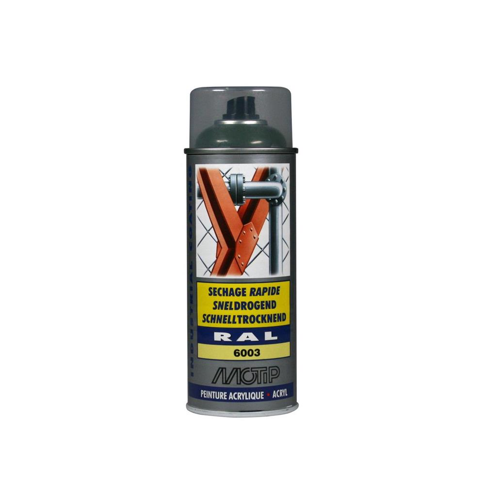 PEINTURE RAL ACRYL RAL6003 BRILLANT AEROSOL 400ML MOTIP. BABACAR FRANCE simplifie l'achat de pièces auto avec son interface conviviale et son catalogue complet couvrant toutes les marques. Le site garantit des prix attractifs et une expédition rapide vers toutes les destinations européennes. Une équipe d'experts techniques accompagne chaque client.