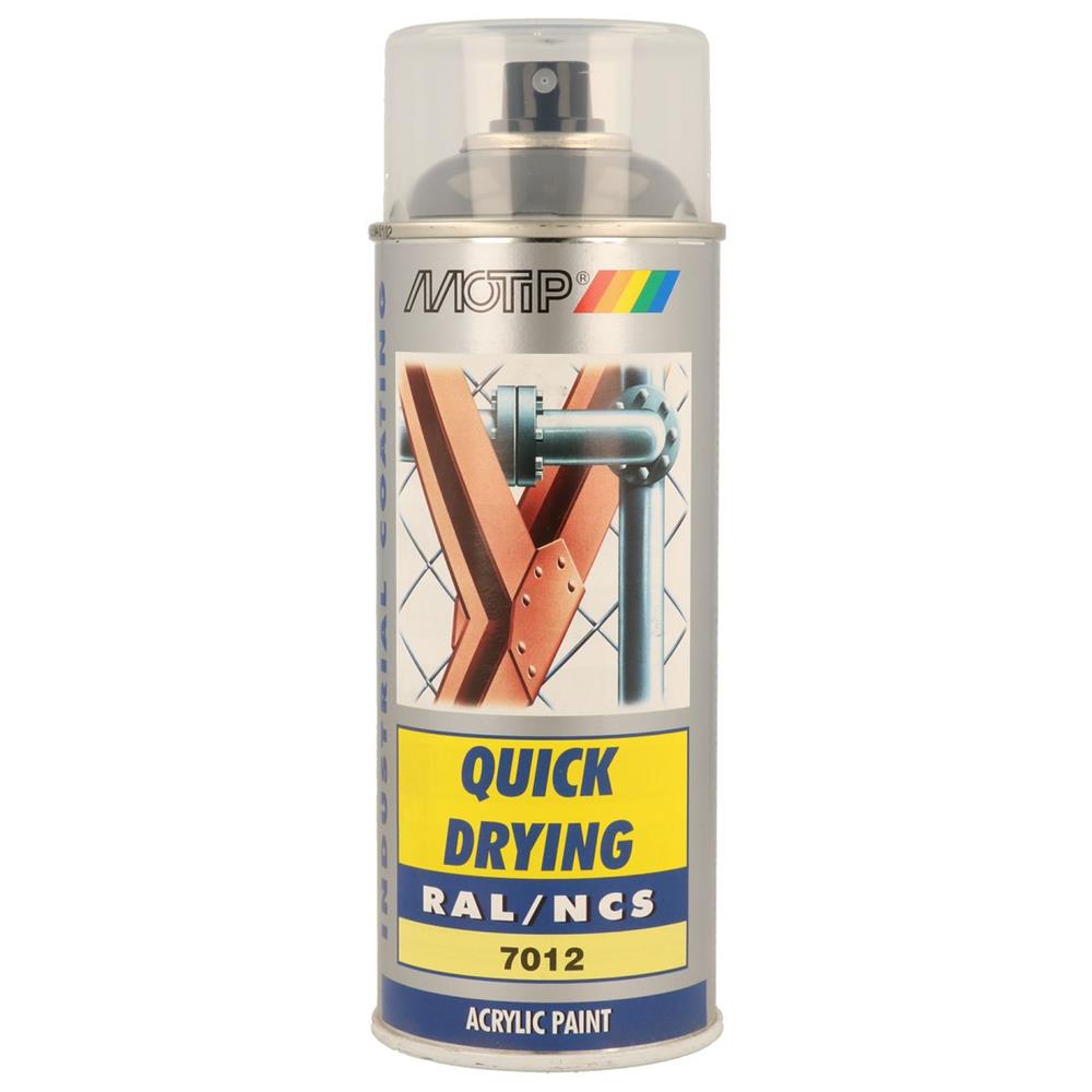 PEINTURE RAL ACRYL RAL7012 BRILLANT AEROSOL 400ML MOTIP. Leader de la vente de pièces auto en ligne, BABACAR FRANCE propose une expérience d'achat simplifiée avec son moteur de recherche par véhicule. Les clients bénéficient de prix avantageux et d'une livraison rapide sur l'ensemble des produits. Un service client professionnel assure un support technique personnalisé.