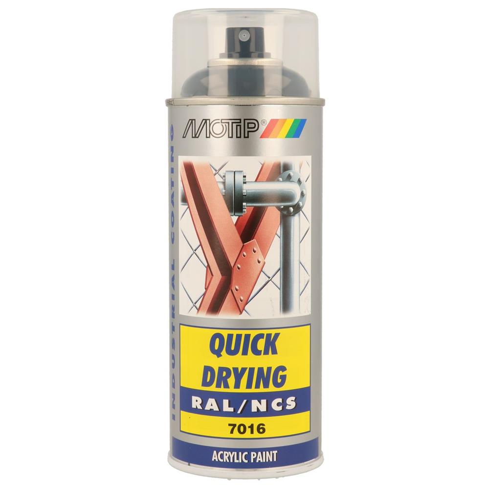 PEINTURE RAL ACRYL RAL7016 BRILLANT AEROSOL 400ML MOTIP. BABACAR FRANCE innove dans la distribution de pièces automobiles avec sa plateforme e-commerce intuitive et son large choix. Les clients profitent de tarifs avantageux et d'une livraison express sur tout le territoire. Un service client expert guide les acheteurs dans leurs décisions techniques.