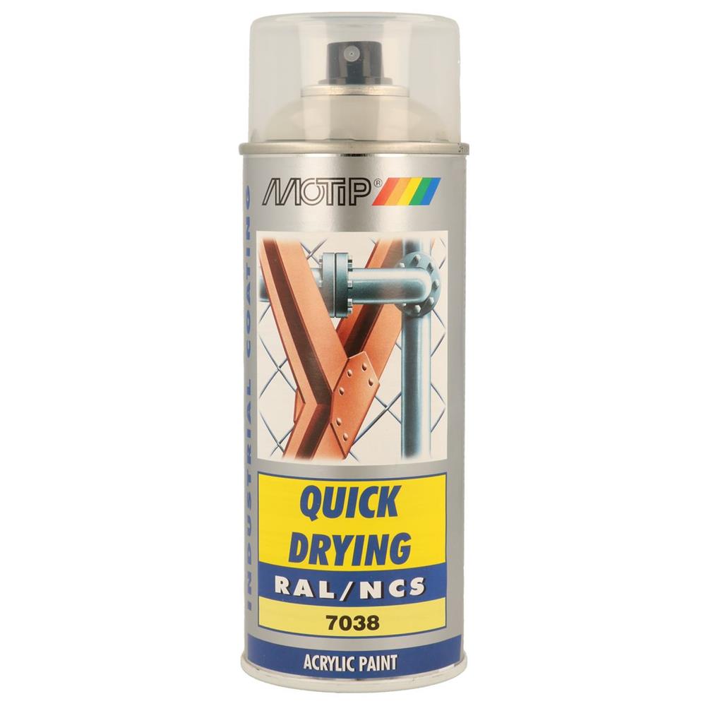 PEINTURE RAL ACRYL RAL7038 BRILLANT AEROSOL 400ML MOTIP. BABACAR FRANCE modernise l'achat de pièces auto avec sa plateforme e-commerce intuitive et son large choix de composants. Les clients profitent de tarifs compétitifs et d'une livraison express sur toute l'Europe. Le site garantit la qualité de ses produits avec un service après-vente performant.