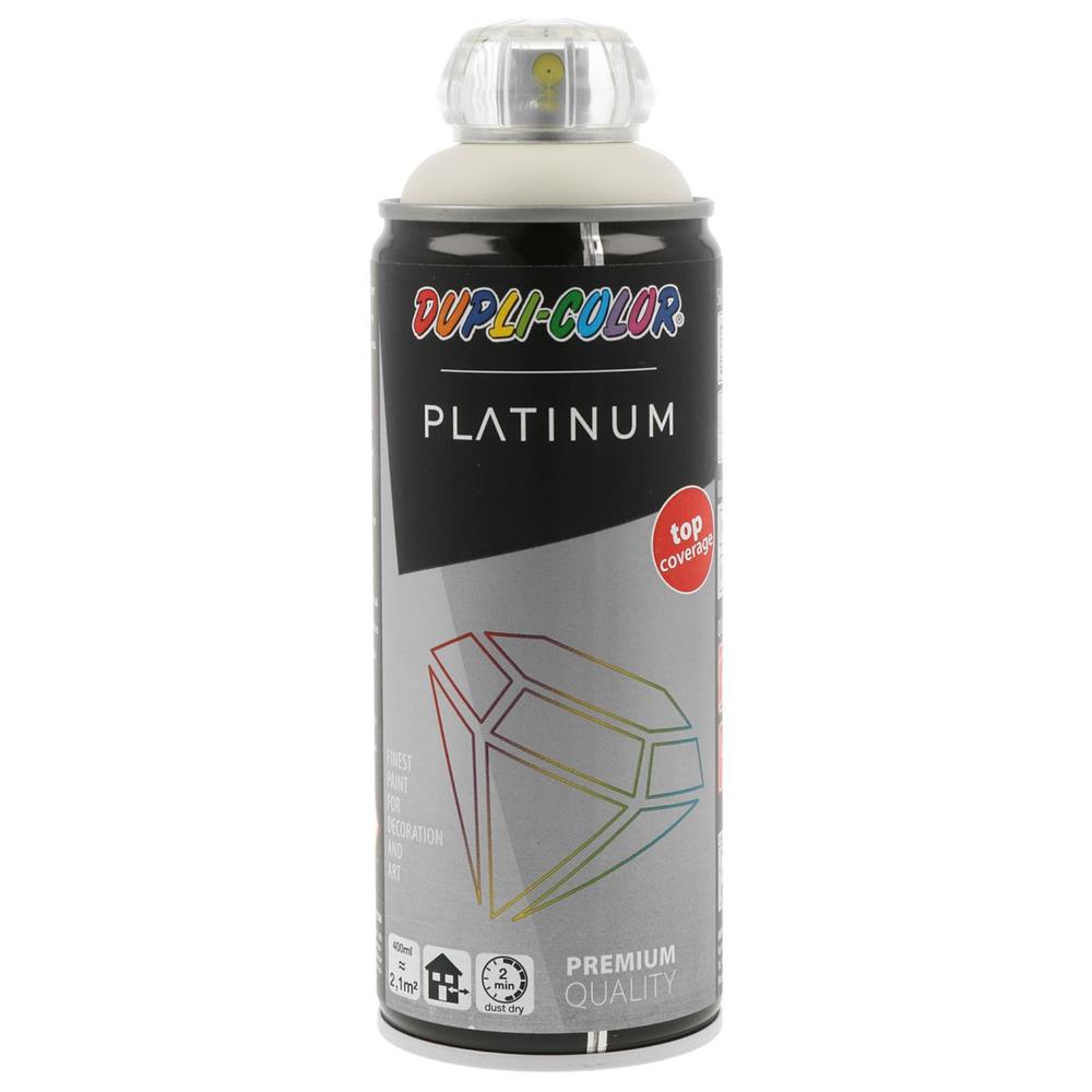 PEINTURE PLATINUM BLANC CREME AEROSOL 400ML DUPLI COLOR. La marketplace BABACAR FRANCE simplifie l'achat de pièces automobiles grâce à son interface conviviale et son catalogue exhaustif. La plateforme assure des prix attractifs et une livraison rapide partout en France et en Europe. Une équipe d'experts techniques accompagne les clients dans leurs choix.