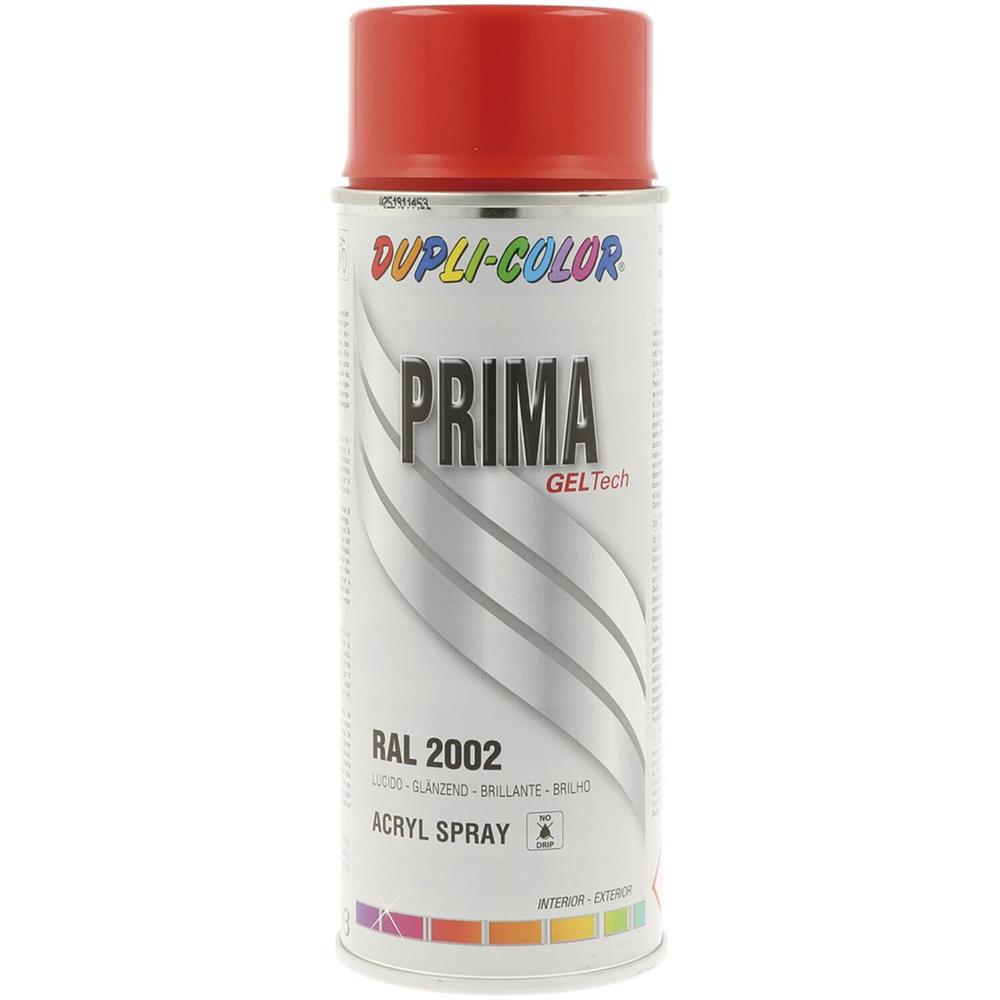 PEINTURE PRIMA RAL 2002 ORANGE SANG BRILLANT 400ML DUPLI COLOR. BABACAR FRANCE modernise l'achat de pièces auto avec sa plateforme e-commerce intuitive et son large choix de composants. Les clients profitent de tarifs compétitifs et d'une livraison express sur toute l'Europe. Le site garantit la qualité de ses produits avec un service après-vente performant.