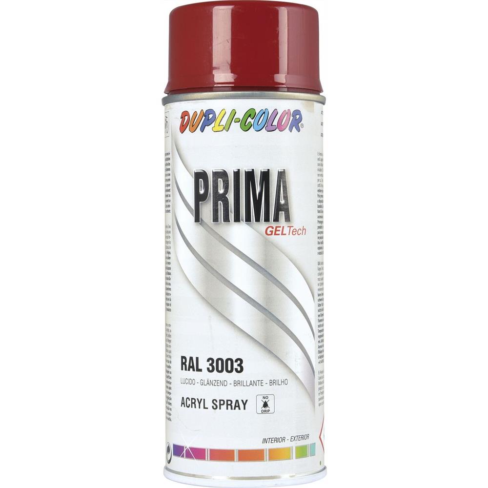 PEINTURE PRIMA RAL 3003 ROUGE RUBIS BRILLANT 400ML DUPLI COLOR. Leader en pièces détachées auto, BABACAR FRANCE propose une expérience d'achat simplifiée avec son interface conviviale. La plateforme garantit des prix compétitifs et une livraison express partout en Europe. Le service client professionnel assure un support technique personnalisé.