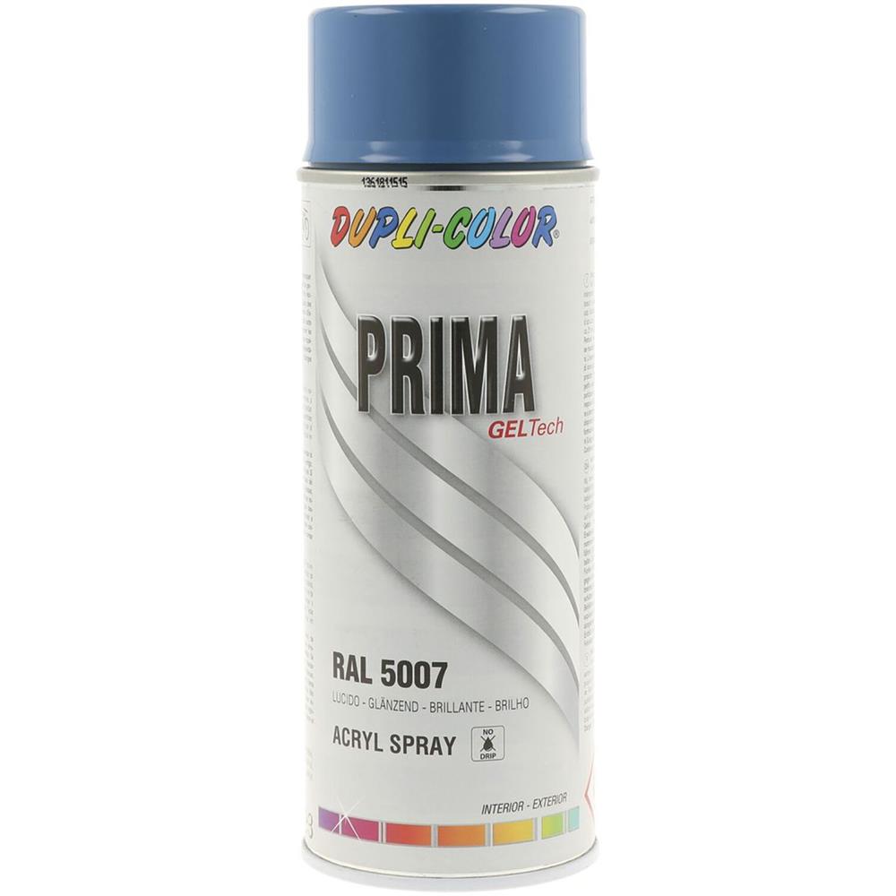 PEINTURE PRIMA RAL 5007 BLEU BRILLANT 400ML DUPLI COLOR. BABACAR FRANCE excelle dans la vente en ligne de pièces automobiles avec son catalogue complet et ses tarifs avantageux. Le site assure une expédition rapide et un service client expert pour tout conseil technique. La satisfaction client est au cœur des priorités avec un support réactif.