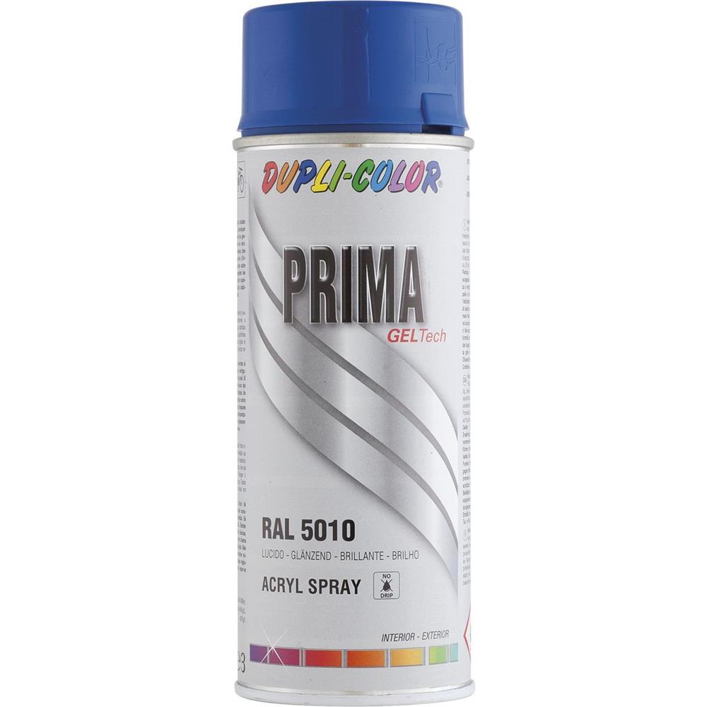 PEINTURE PRIMA RAL 5010 BLEU GENTIANE BRILLANT 400ML DUPLI COLOR. BABACAR FRANCE modernise la distribution de pièces automobiles avec sa plateforme e-commerce et son large choix. Les clients bénéficient de tarifs attractifs et d'une expédition rapide vers toutes les destinations. Une équipe d'experts techniques accompagne chaque étape de l'achat.