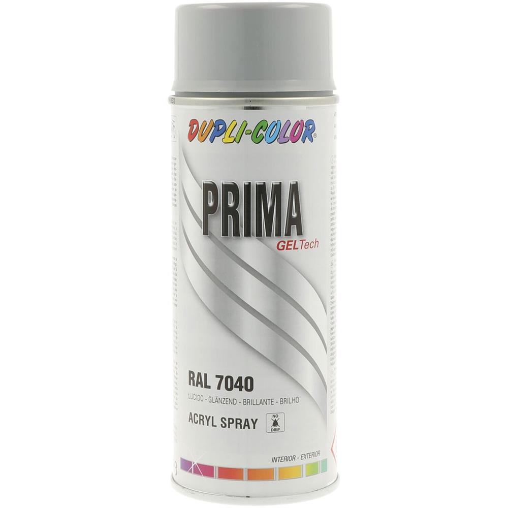 PEINTURE PRIMA RAL 7040 GRIS FENÊTRE BRILLANT 400ML DUPLI COLOR. La marketplace BABACAR FRANCE simplifie l'achat de pièces automobiles grâce à son interface conviviale et son catalogue exhaustif. La plateforme assure des prix attractifs et une livraison rapide partout en France et en Europe. Une équipe d'experts techniques accompagne les clients dans leurs choix.