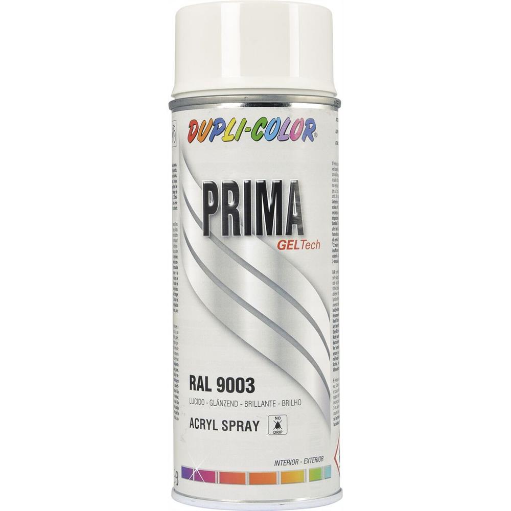 PEINTURE PRIMA RAL 9003 BLANC SIGNAL  BRILLANT 400ML DUPLI COLOR. Expert en composants auto, BABACAR FRANCE propose une marketplace intuitive avec un large choix de pièces détachées. La plateforme garantit des tarifs avantageux et une livraison rapide vers toutes les destinations. Un service client professionnel offre un support technique réactif.