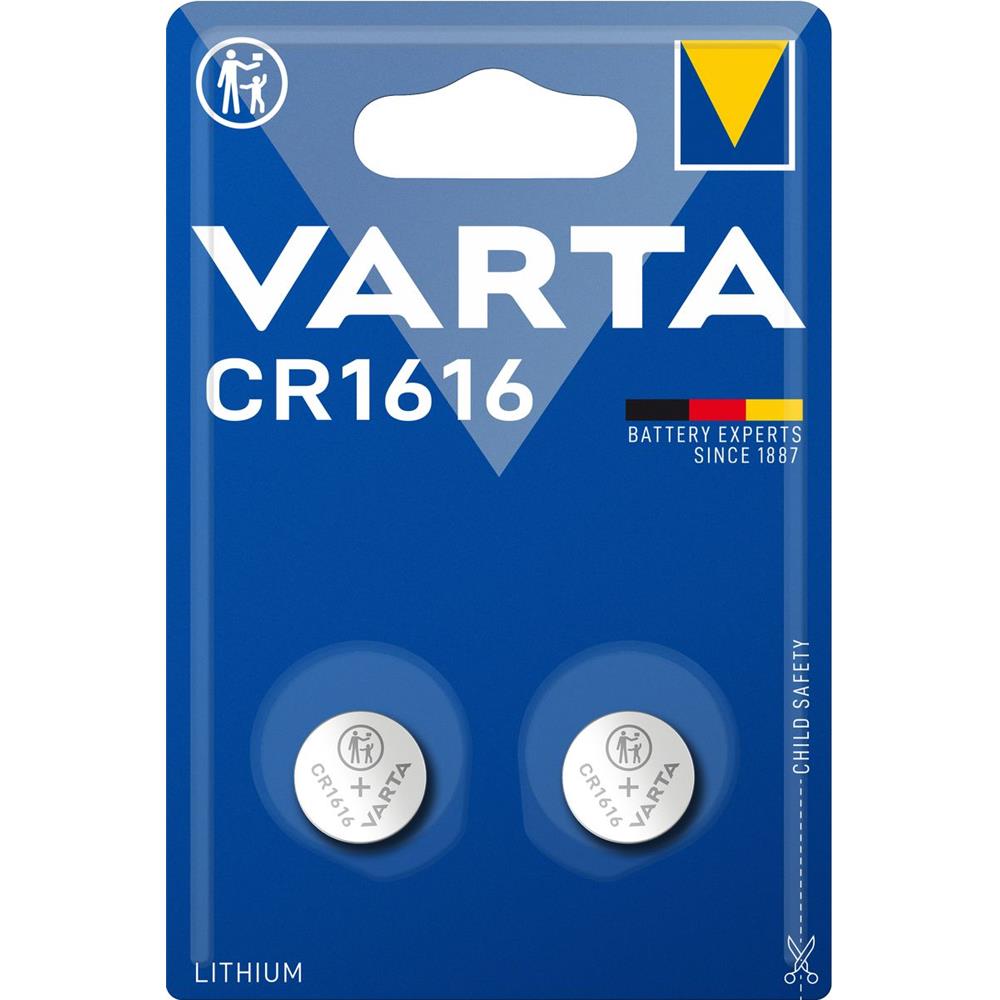 PILE CR1616 VARTA X 2 LITHIUM 3V. BABACAR FRANCE excelle dans la distribution de pièces auto en ligne avec une sélection rigoureuse de composants certifiés. Le site garantit des prix compétitifs et une expédition rapide vers toutes les destinations européennes. Le service client expert offre un accompagnement personnalisé pour chaque achat.