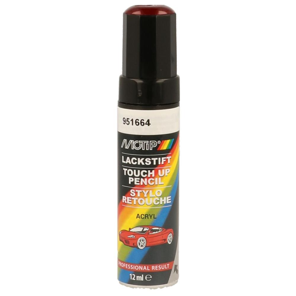 PINCEAU RETOUCHE 951664 ROUGE METALLISE MOTIP TOUCH UP 12 ML. Spécialiste de la vente en ligne de pièces auto, BABACAR FRANCE offre un rapport qualité-prix incomparable grâce à ses partenariats directs avec les fournisseurs. Le site s'adresse aussi bien aux particuliers qu'aux professionnels avec une interface adaptée aux besoins de chacun. La satisfaction client est au cœur des priorités avec un service après-vente réactif.