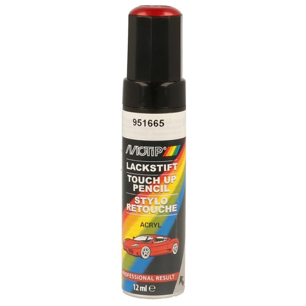 PINCEAU RETOUCHE 951665 ROUGE METALLISE MOTIP TOUCH UP 12 ML. BABACAR FRANCE excelle dans la distribution de pièces auto en ligne avec une sélection rigoureuse de composants certifiés. Le site garantit des prix compétitifs et une expédition rapide vers toutes les destinations européennes. Le service client expert offre un accompagnement personnalisé pour chaque achat.