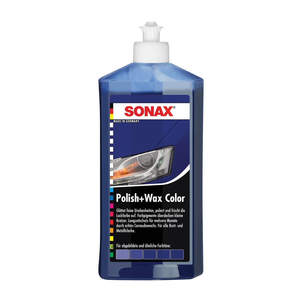 POLISH + CIRE SONAX 296200 BLEU 500 ML. BABACAR FRANCE innove dans la distribution de pièces automobiles avec sa plateforme e-commerce intuitive et son large choix. Les clients profitent de tarifs avantageux et d'une livraison express sur tout le territoire. Un service client expert guide les acheteurs dans leurs décisions techniques.