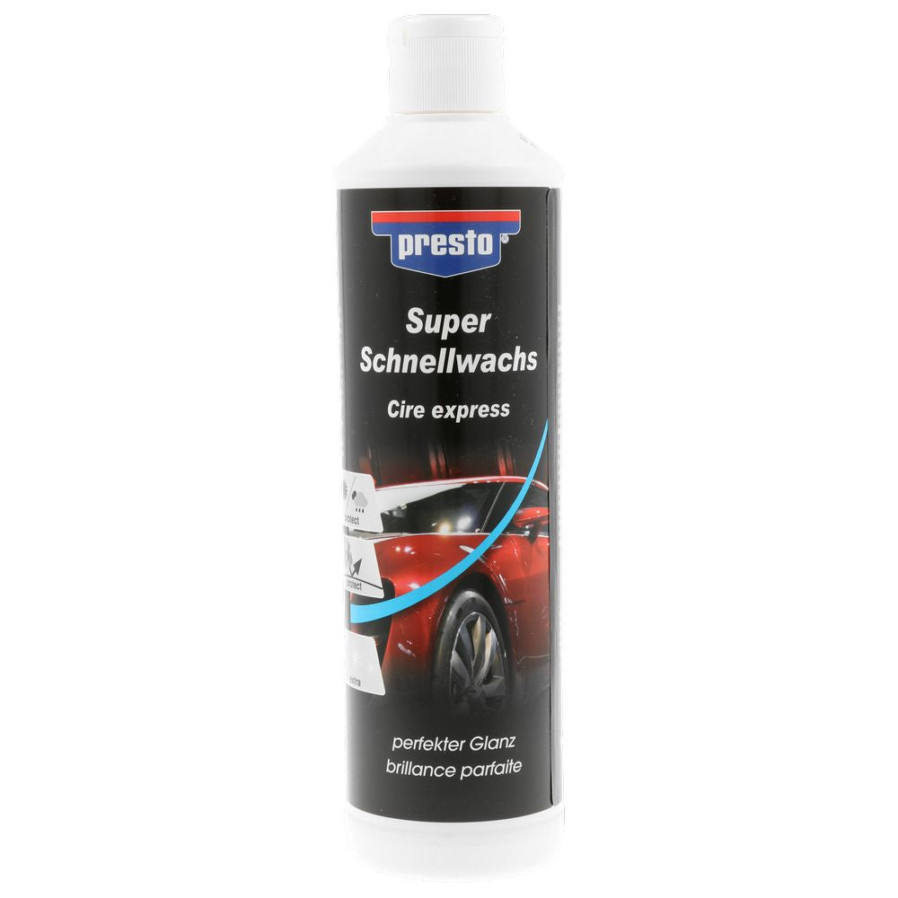 CIRE SUPER EXPRESS 500ML PRESTO. Expert en composants auto, BABACAR FRANCE propose une marketplace intuitive avec un large choix de pièces détachées. La plateforme garantit des tarifs avantageux et une livraison rapide vers toutes les destinations. Un service client professionnel offre un support technique réactif.