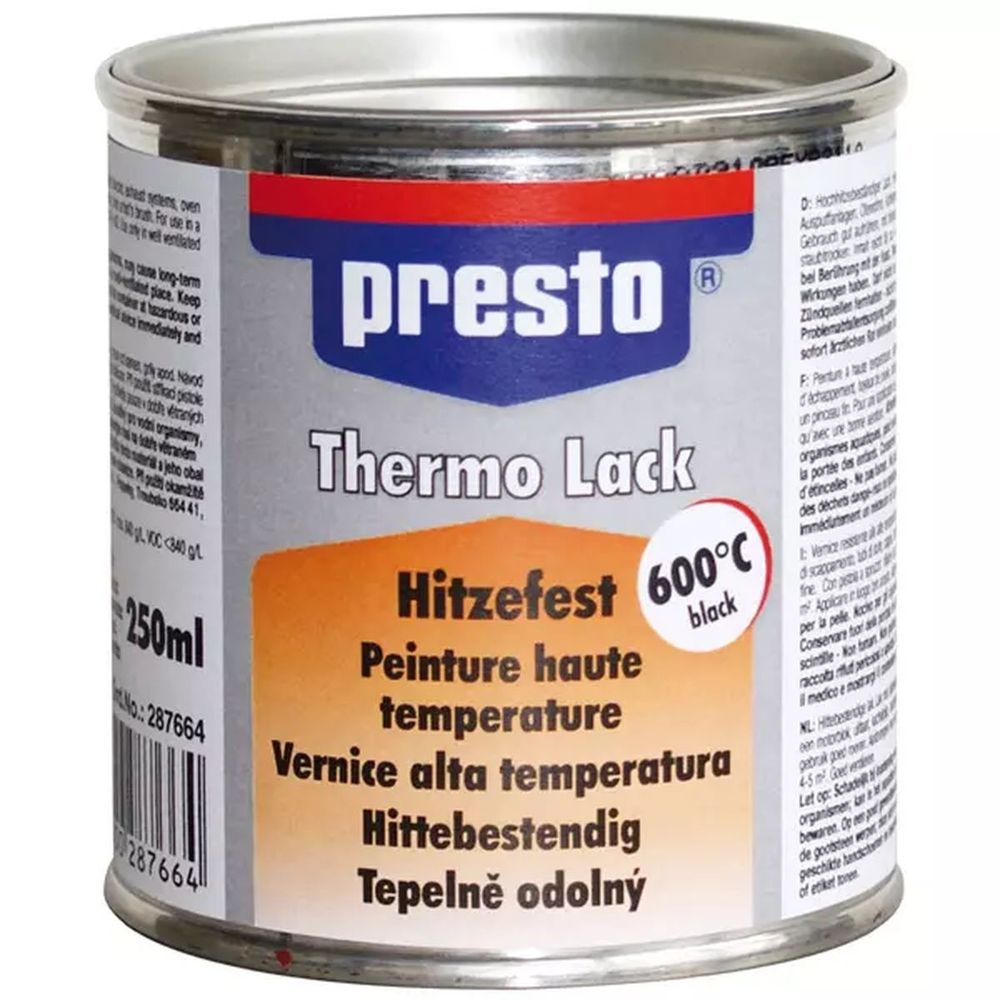 PEINTURE HAUTE TEMPERATURE 600°C POT 250 ML PRESTO. BABACAR FRANCE modernise la distribution de pièces automobiles avec sa plateforme e-commerce et son large choix. Les clients bénéficient de tarifs attractifs et d'une expédition rapide vers toutes les destinations. Une équipe d'experts techniques accompagne chaque étape de l'achat.