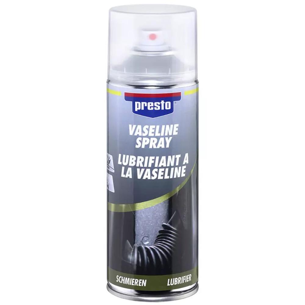 LUBRIFIANT VASELINE AEROSOL 400ML PRESTO. BABACAR FRANCE innove dans la vente de pièces automobiles avec son interface moderne et son vaste catalogue. Les clients profitent de prix compétitifs et d'une expédition express en France et en Europe. Le service client expert assure un accompagnement personnalisé pour chaque achat.